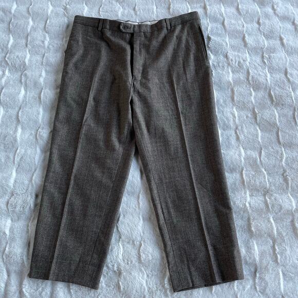 🔥Vintage Y2K Union Made USA 100% Wool Glen Plaid Suit Blazer 46S & Pants 37 - Picture 11 of 15